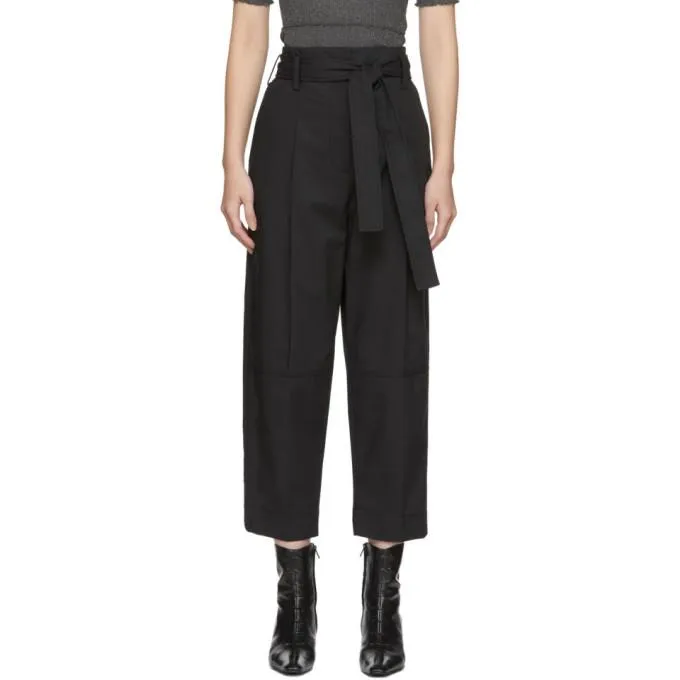 3.1 Phillip Lim Black Menswear Style Trousers