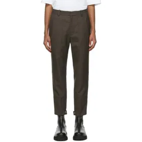 3.1 Phillip Lim Grey Cropped Biker Trousers