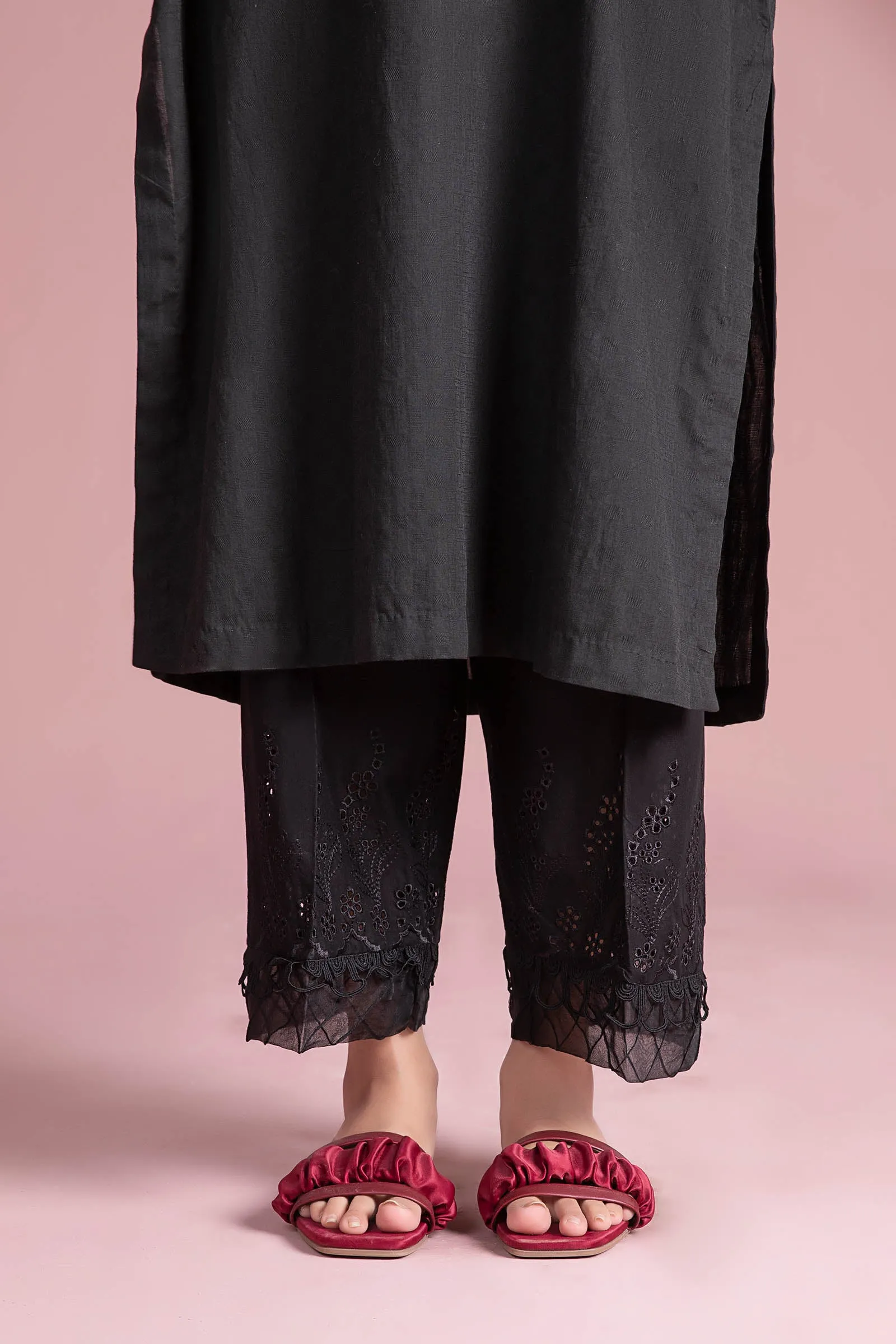 Cambric Cropped Trousers | MB-EF24-123