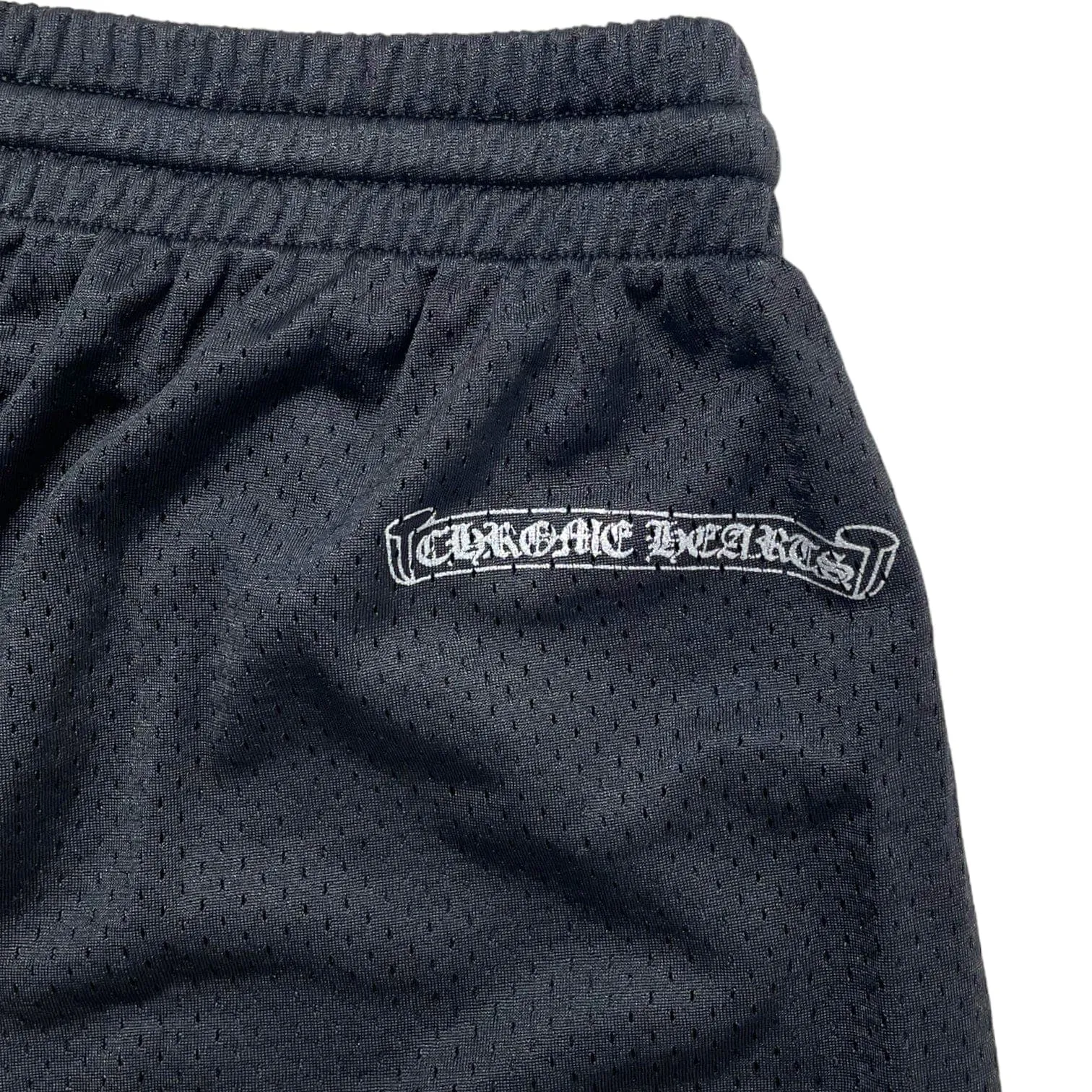 Chrome Hearts Sports Mesh Varsity Shorts Black