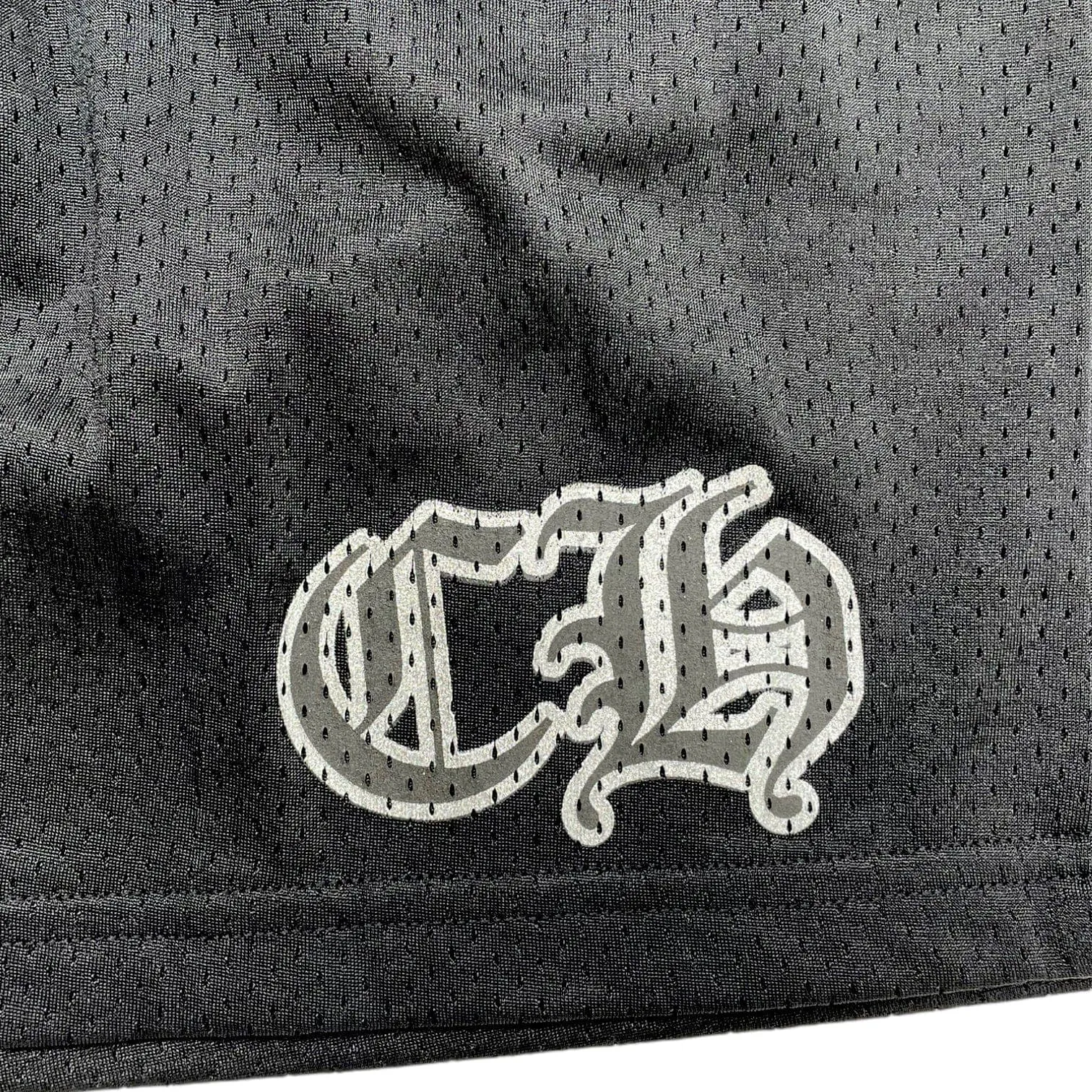 Chrome Hearts Sports Mesh Varsity Shorts Black