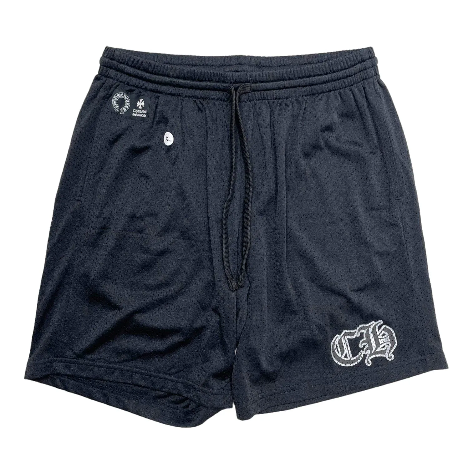 Chrome Hearts Sports Mesh Varsity Shorts Black