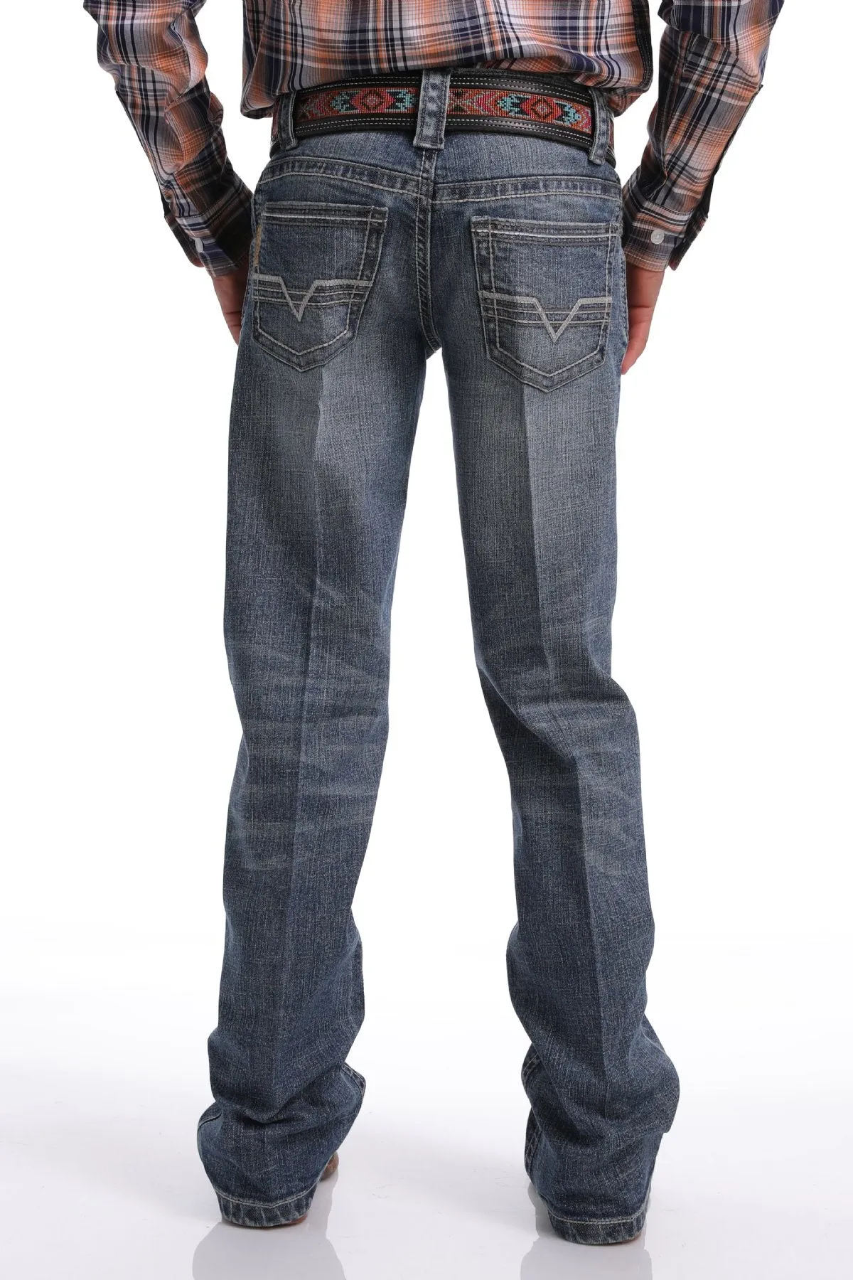 Cinch Boys Slim Fit Medium Stonewash Jeans Style MB16781002