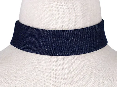 Dark Denim Jean Choker