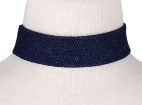 Dark Denim Jean Choker