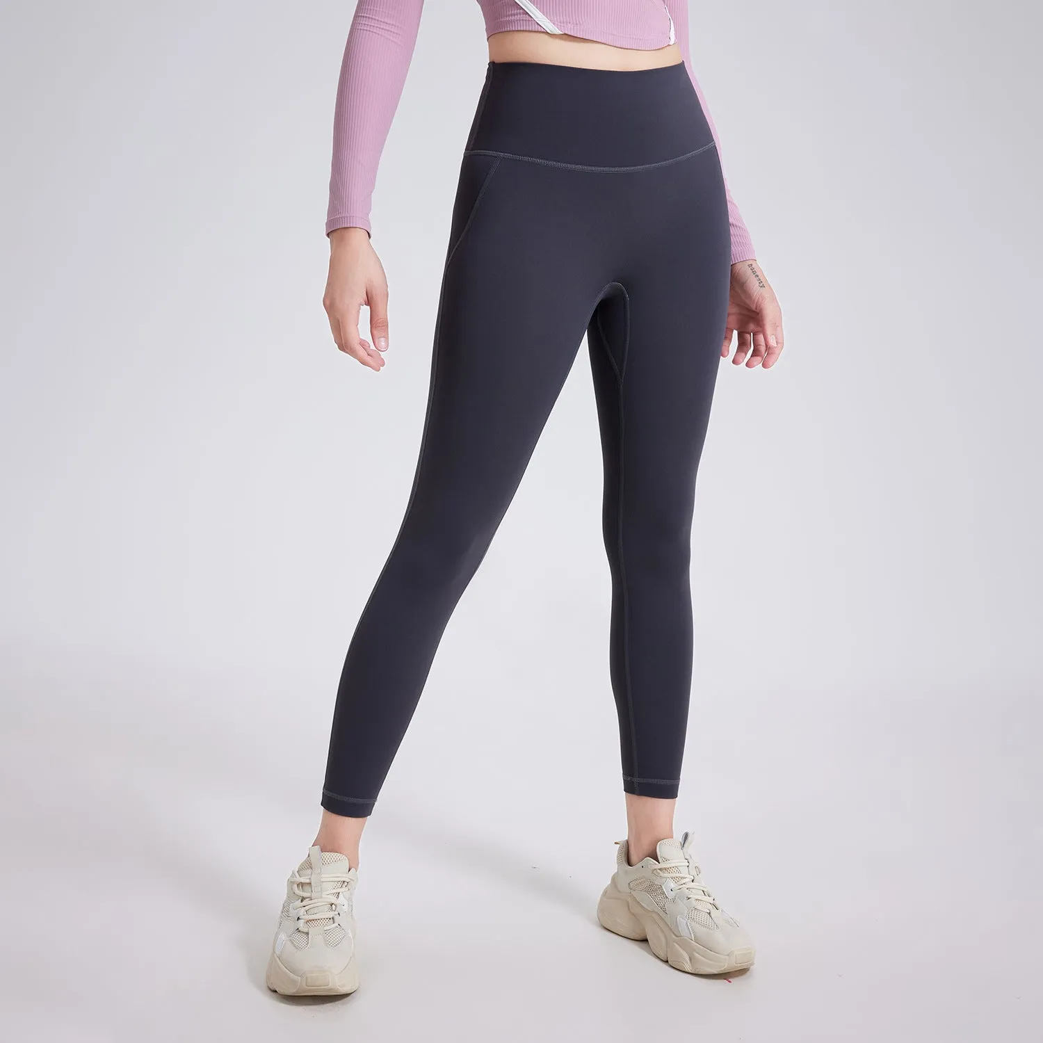 European And American Wear-free Underwear Seamless Nude Feel Yoga Pants