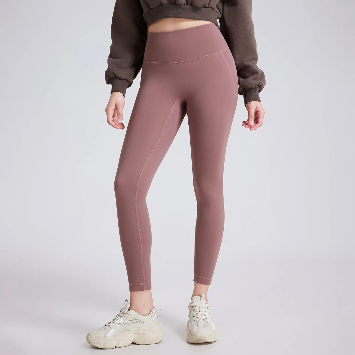 European And American Wear-free Underwear Seamless Nude Feel Yoga Pants