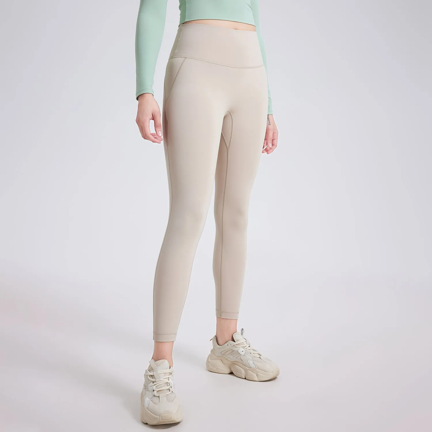 European And American Wear-free Underwear Seamless Nude Feel Yoga Pants
