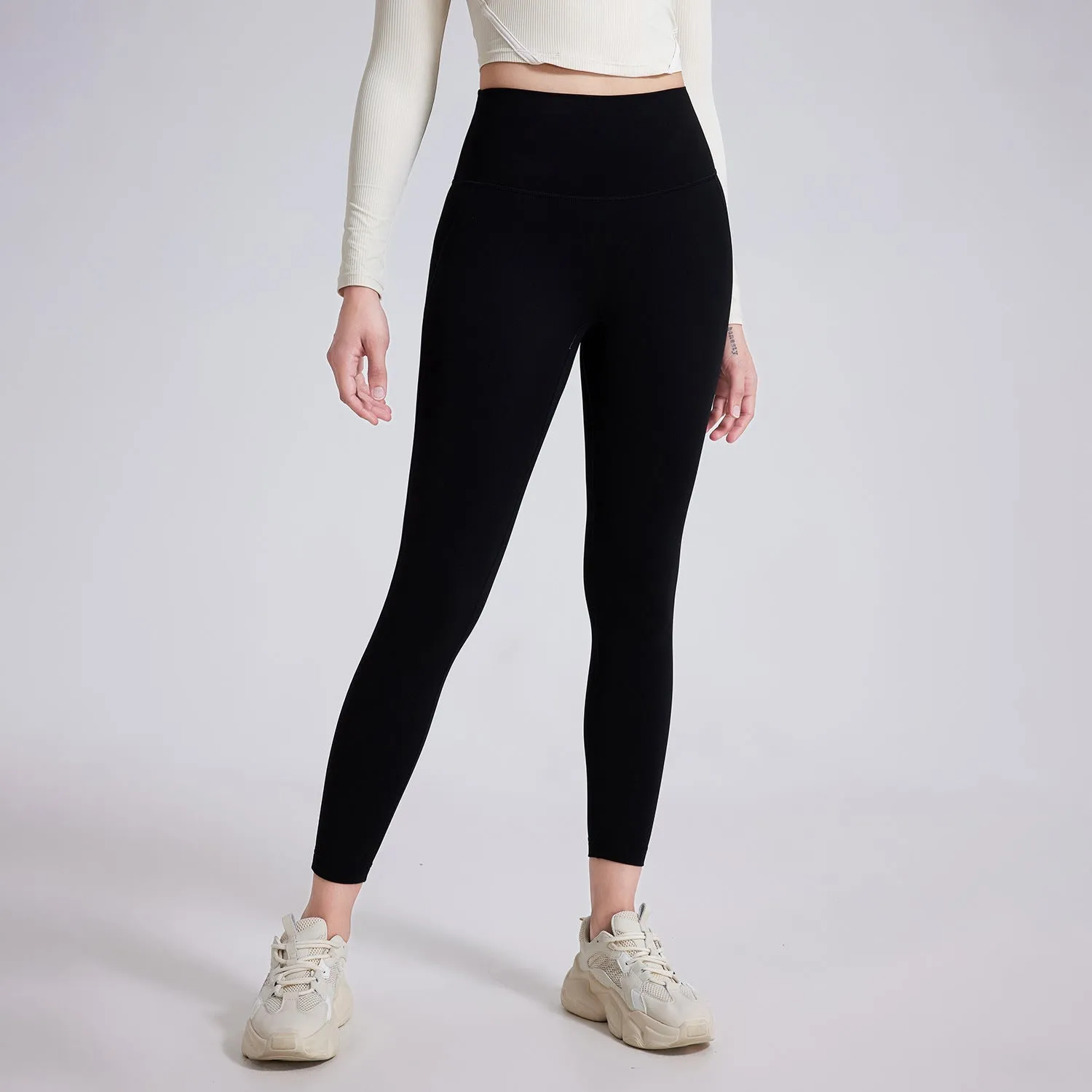 European And American Wear-free Underwear Seamless Nude Feel Yoga Pants