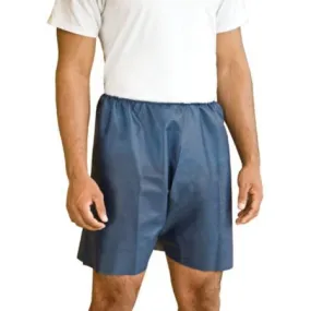Exam Shorts MediShorts® 2X-Large / 3X-Large Navy Blue Nonwoven Adult Disposable - Graham Medical Products  Mfr# 62380