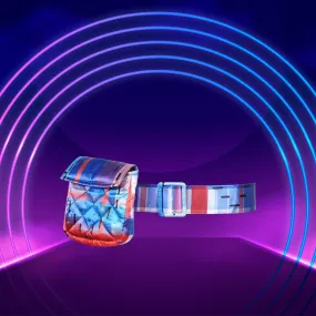 【EXPLORER】Red-White-Blue Satin Fanny Pack (紅白藍)