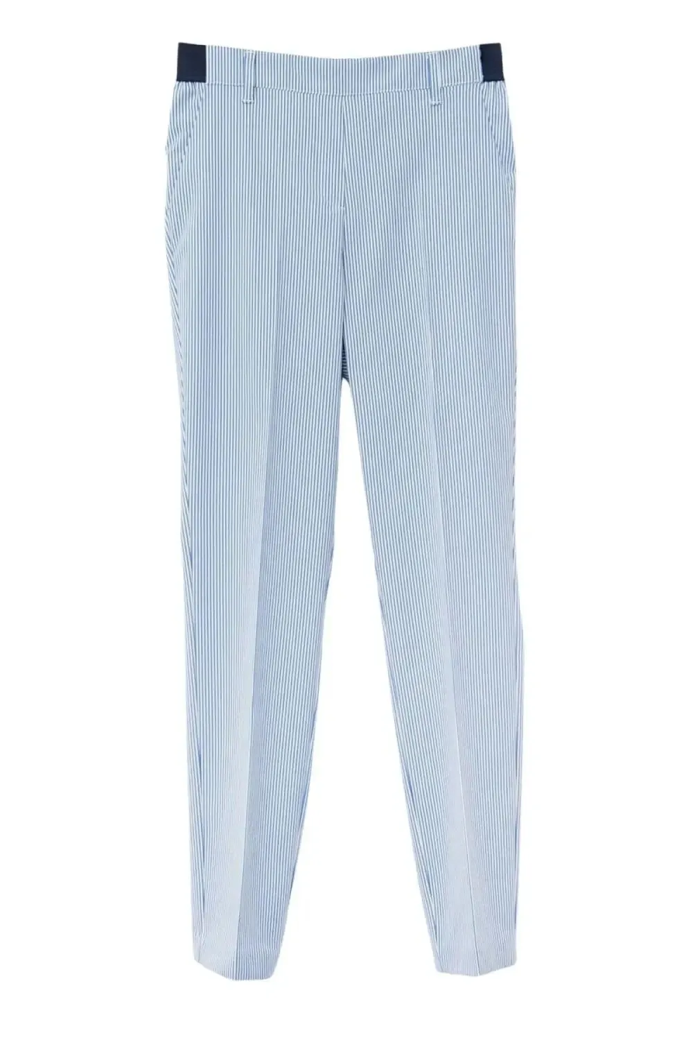 Fine Stripe Stretch Trousers