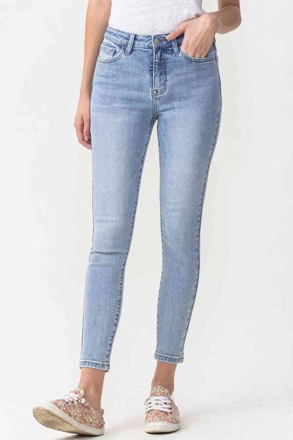 Full Size Talia High Rise Crop Skinny Jeans