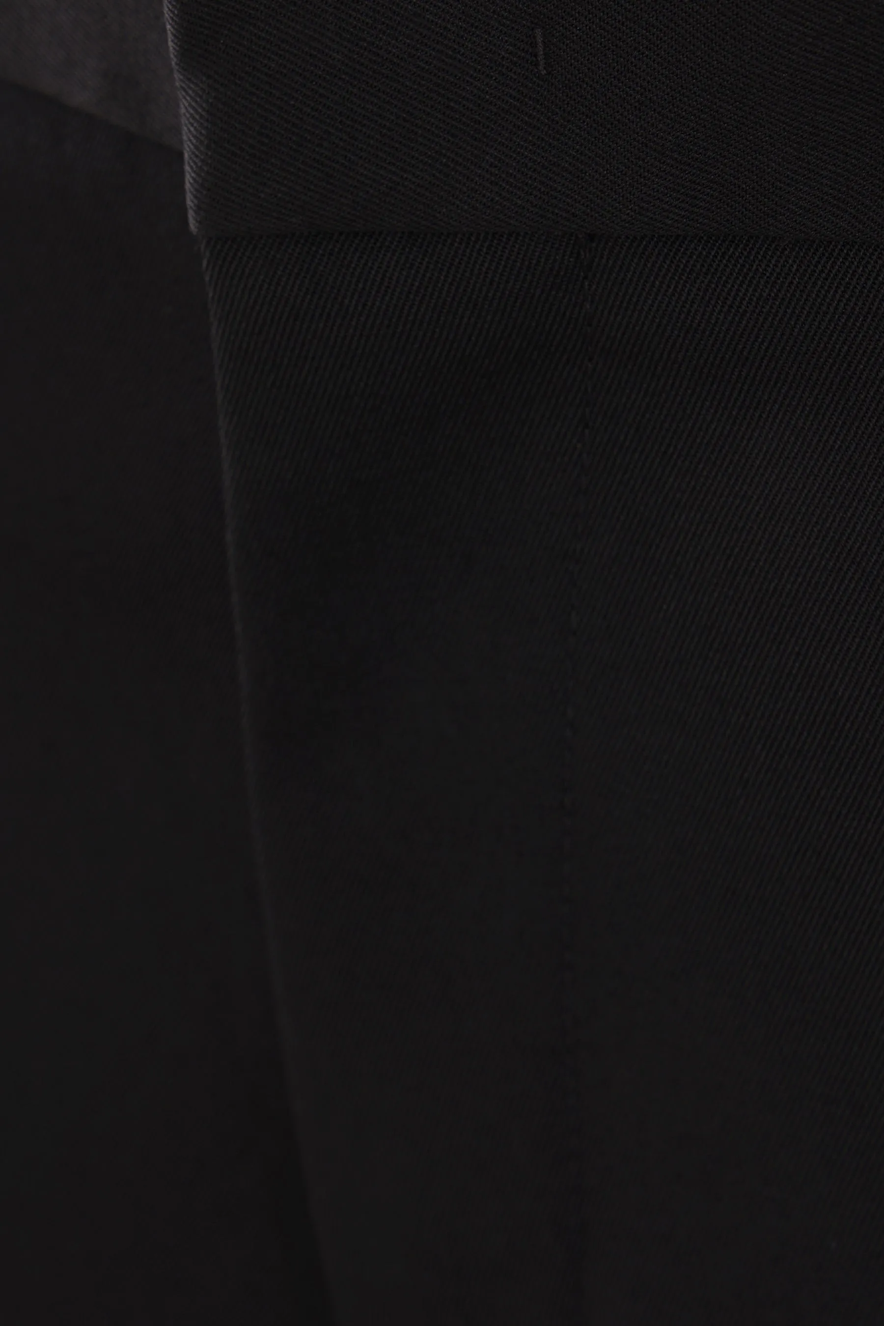 gabardine cropped trousers