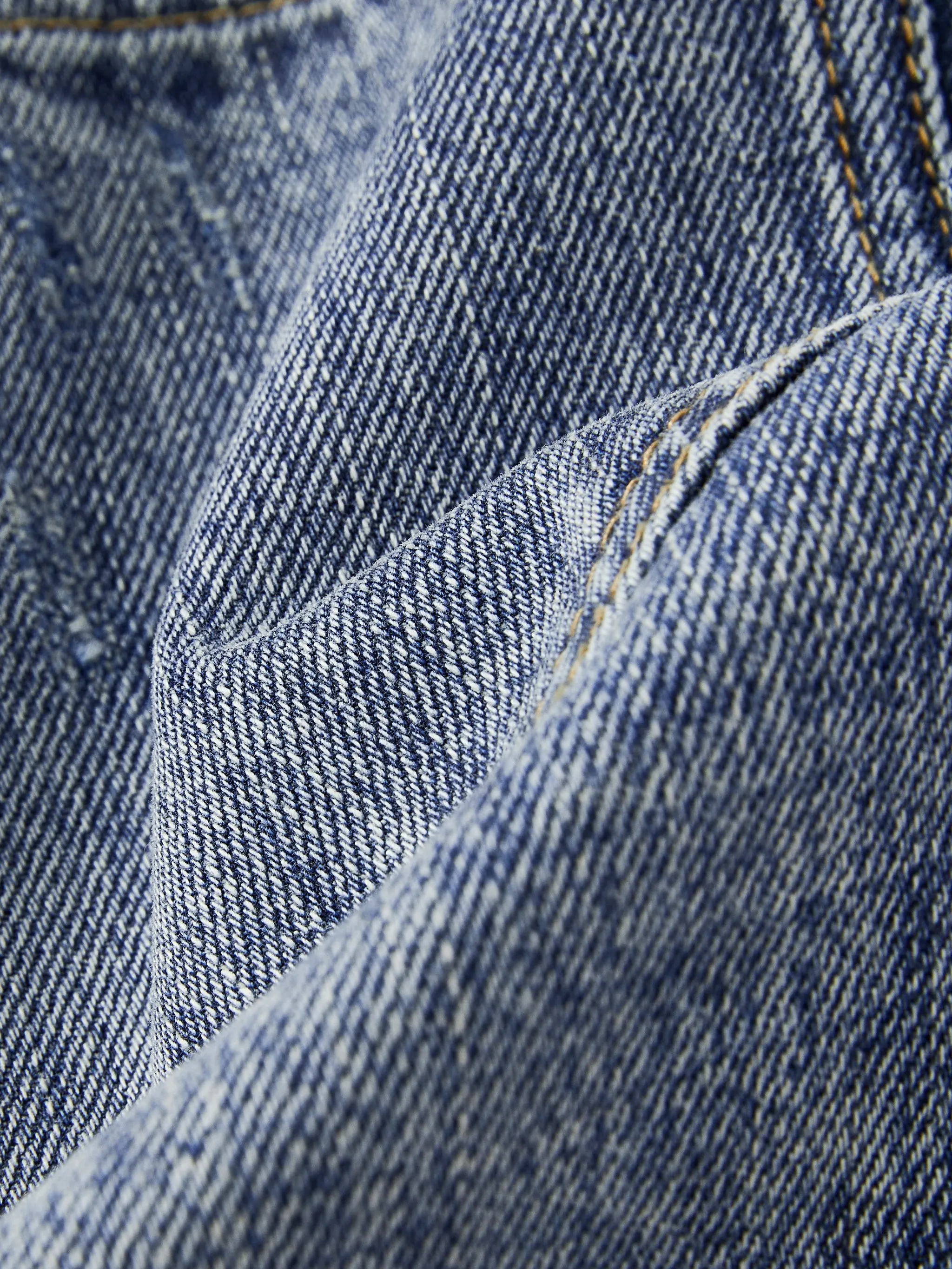 Glitter Denim Skirt Pants