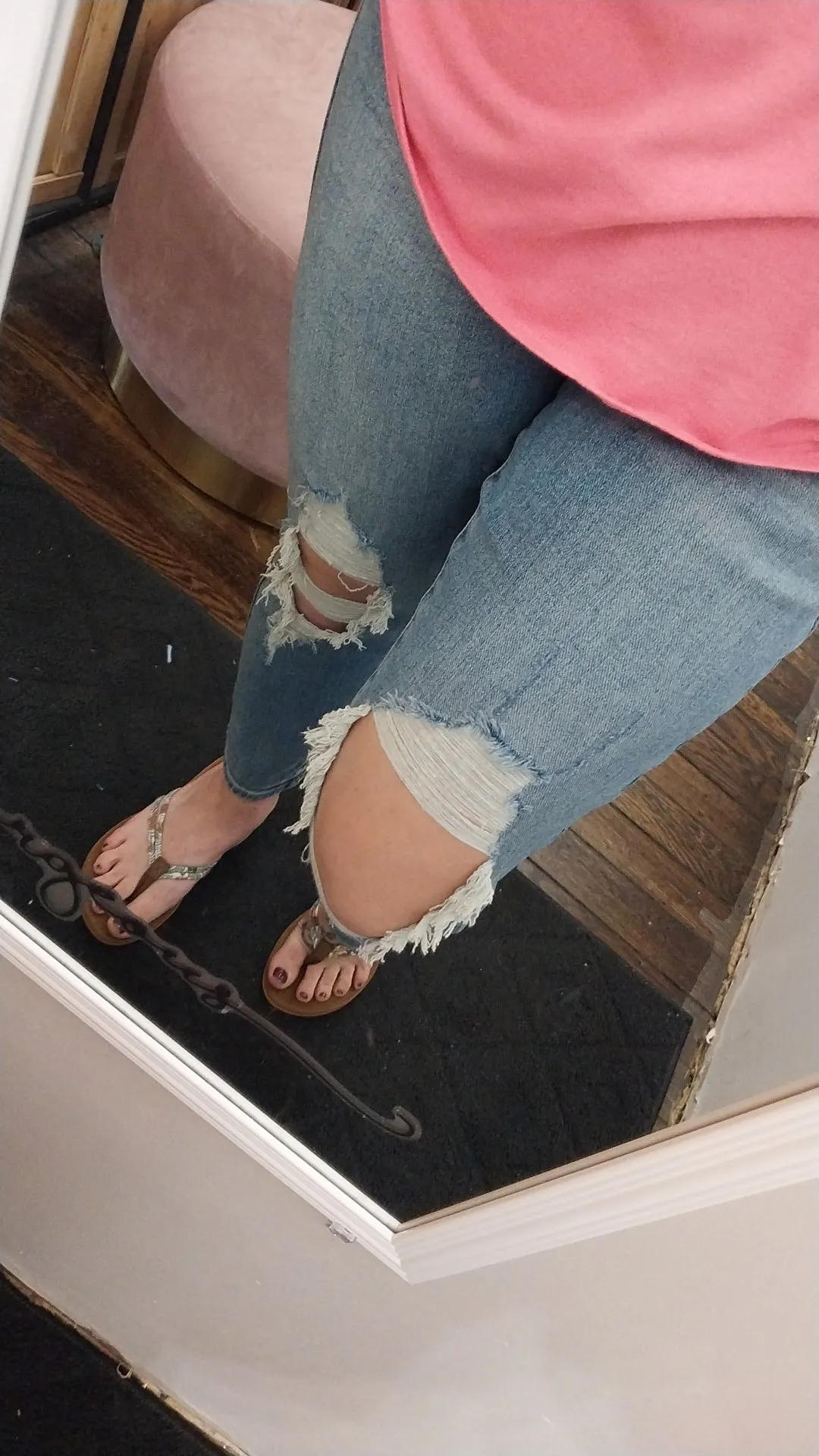 Judy Blue Distressed Boyfriend Jeans