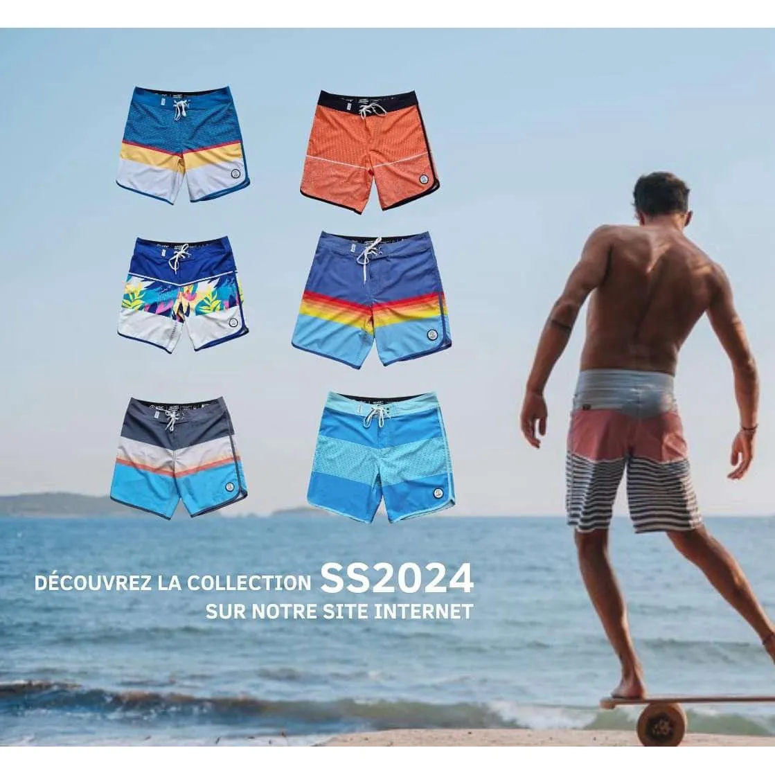 KDC Surfwear & Swimwear Men Wasp Eco-friendly Boardshort [WS]