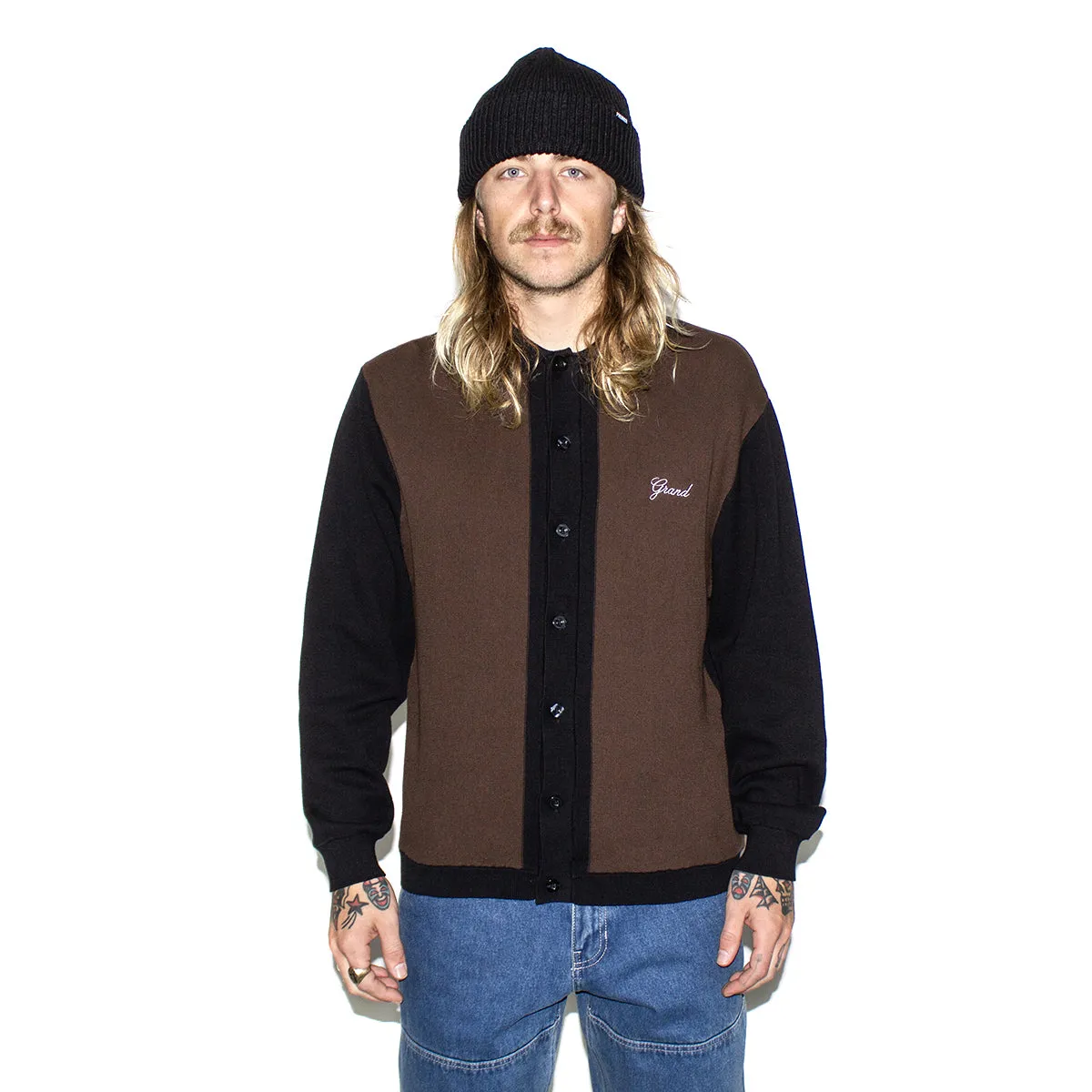 Knit Button-Up Sweater