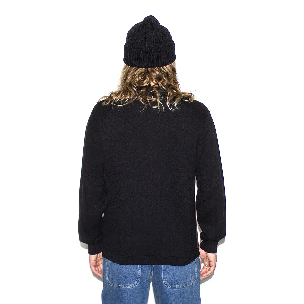Knit Button-Up Sweater