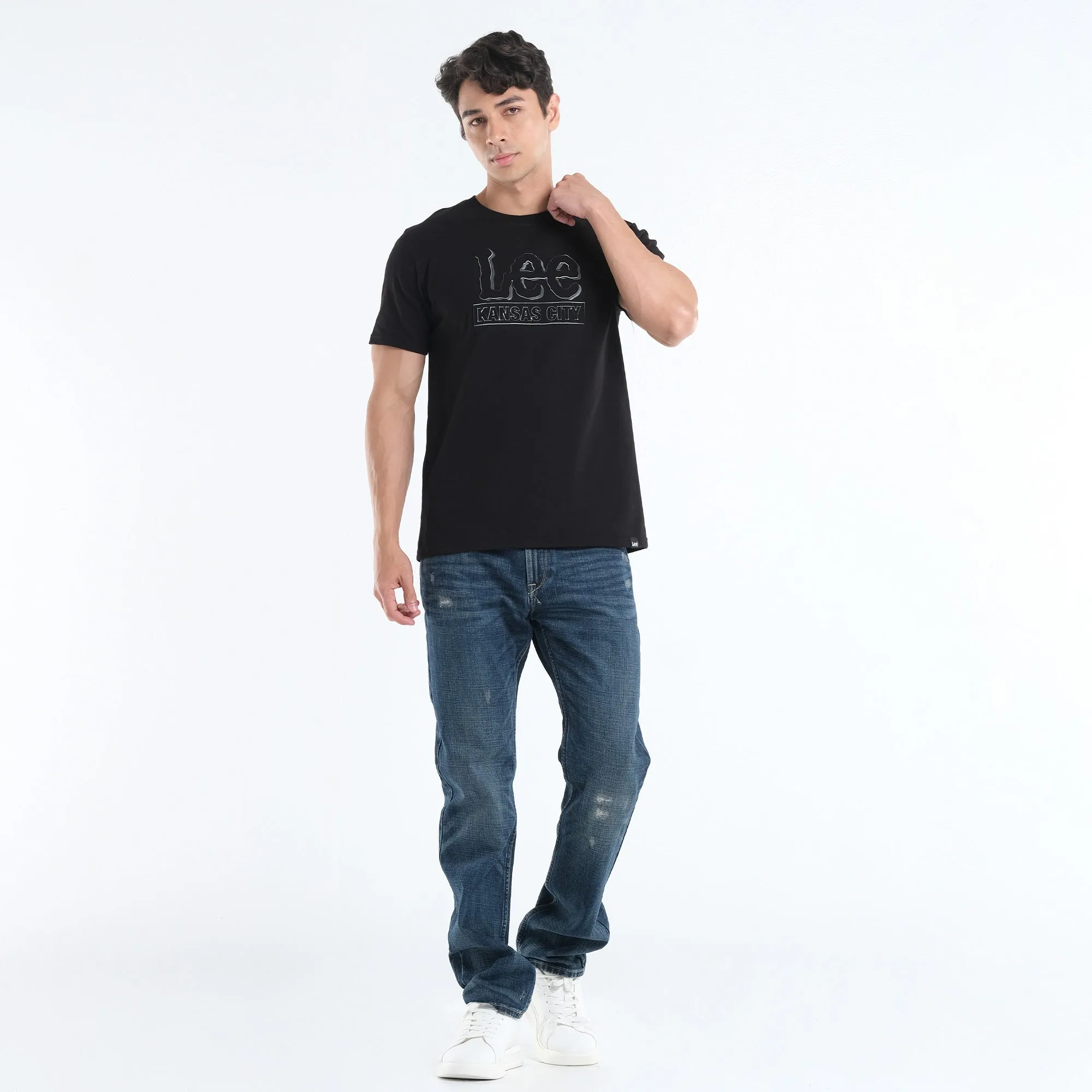 LEE MENS' 101  DENIM PANTS AUSTIN FIT IN COUNTRY ROAD