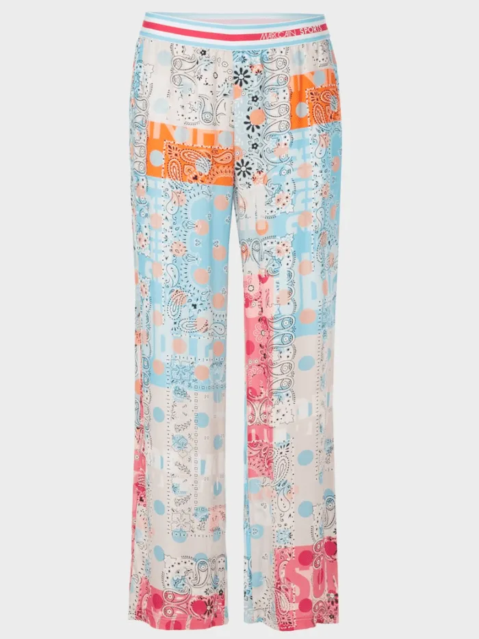Marc Cain Sports WELBY Patterned Trousers WS 81.58 W07 COL 238