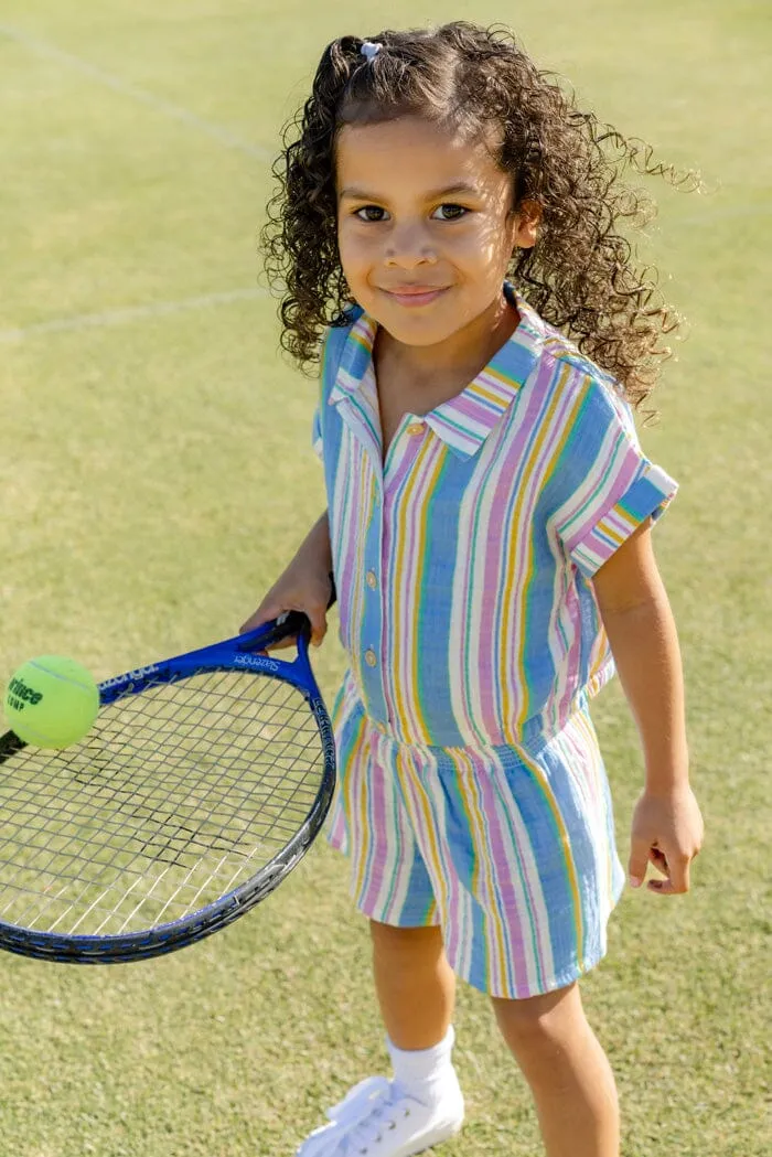Milky - Crinkle Stripe Shirt