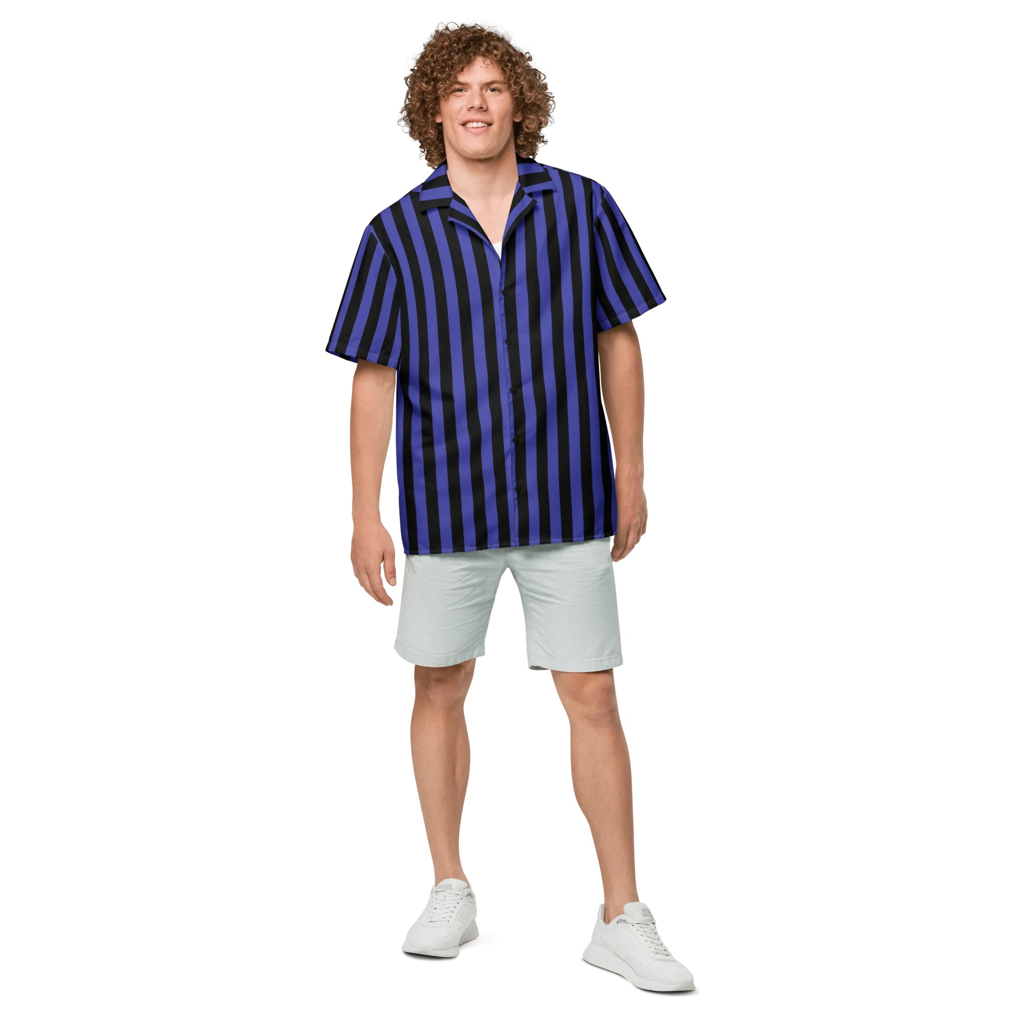 Nevermore Days Striped Button-Up Shirt