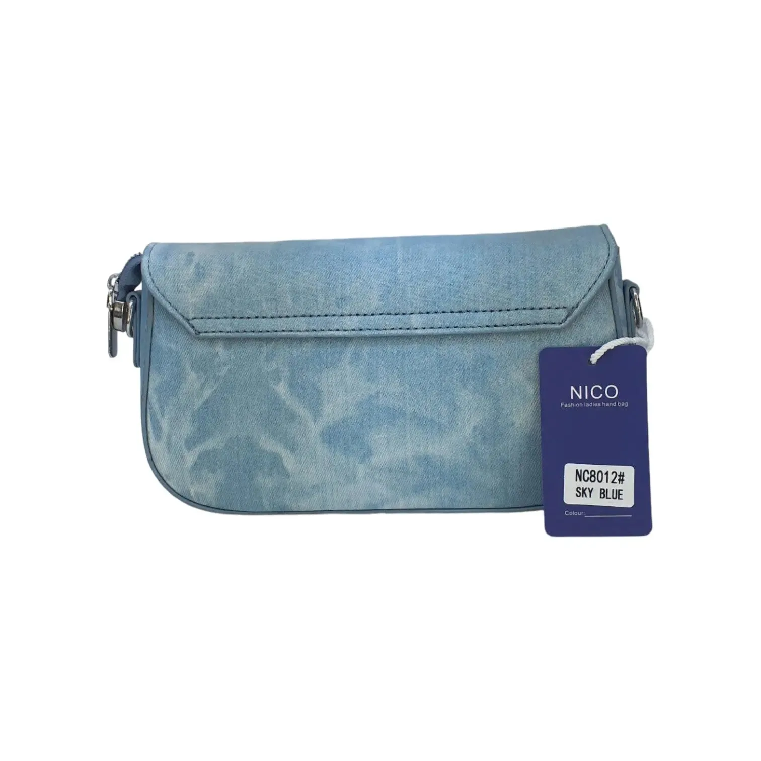 Nico Women's Denim Foldover Bag