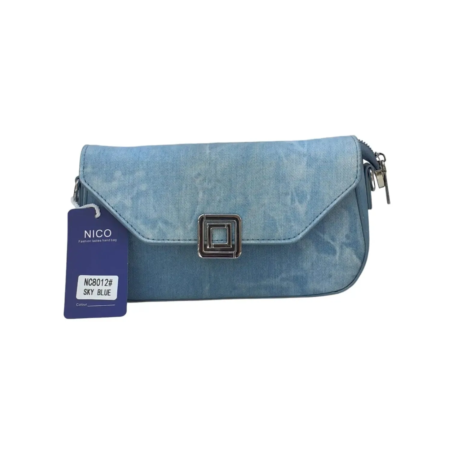 Nico Women's Denim Foldover Bag