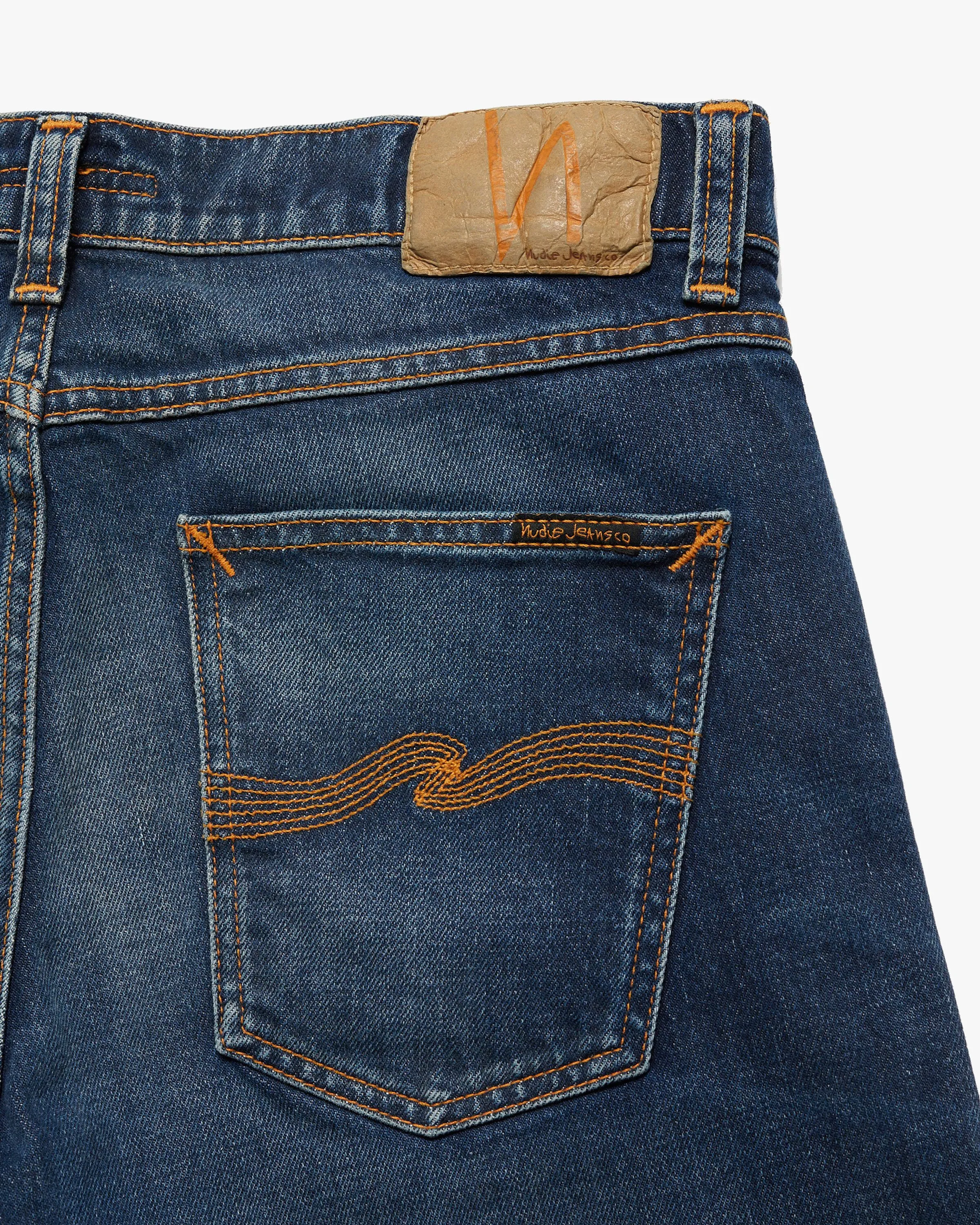 Nudie Lean Dean Slim Tapered Mens Jeans - Troubled Sea