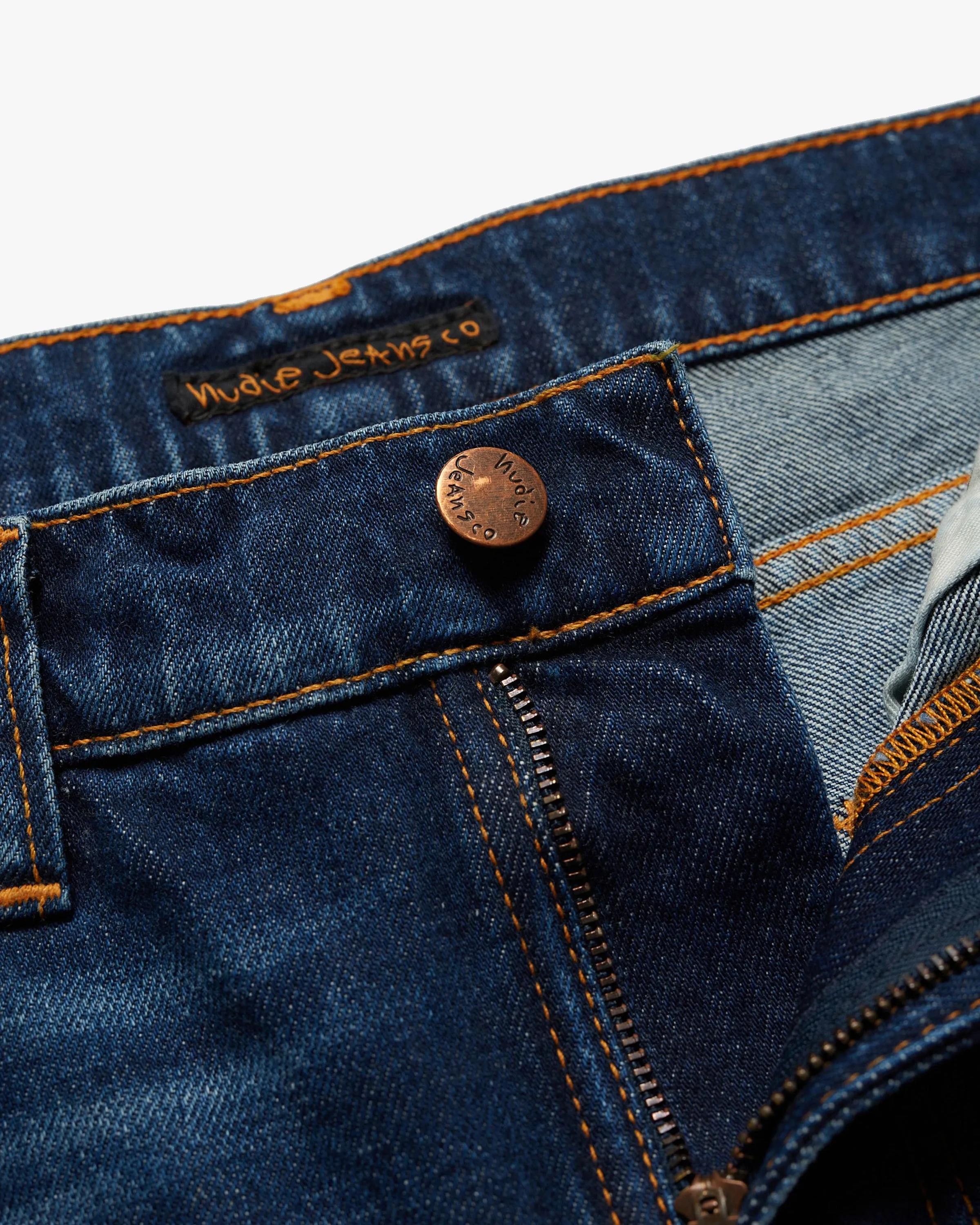 Nudie Lean Dean Slim Tapered Mens Jeans - Troubled Sea