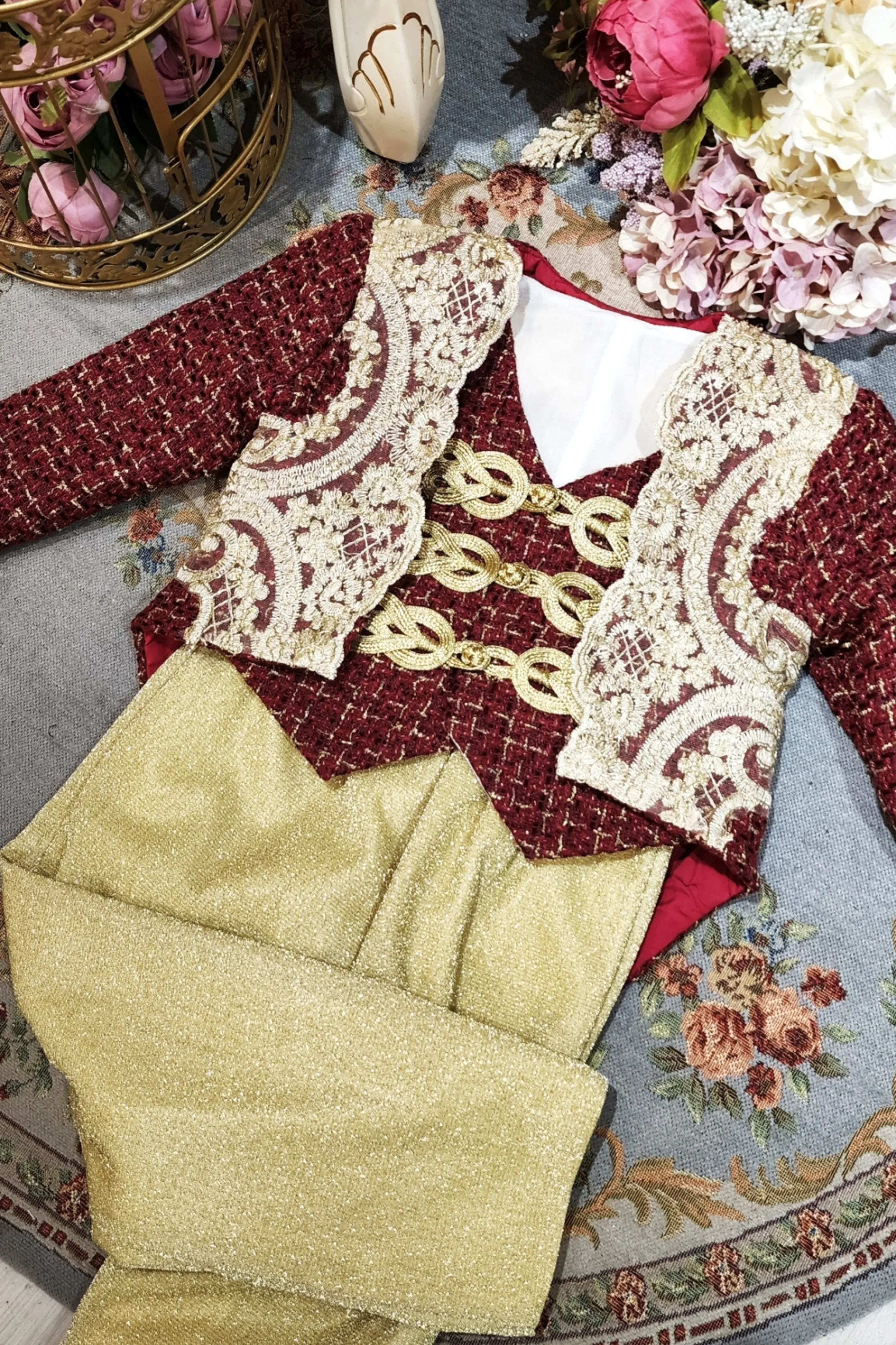 Nutcracker Boy Set (Jacket   Vest   Trousers)