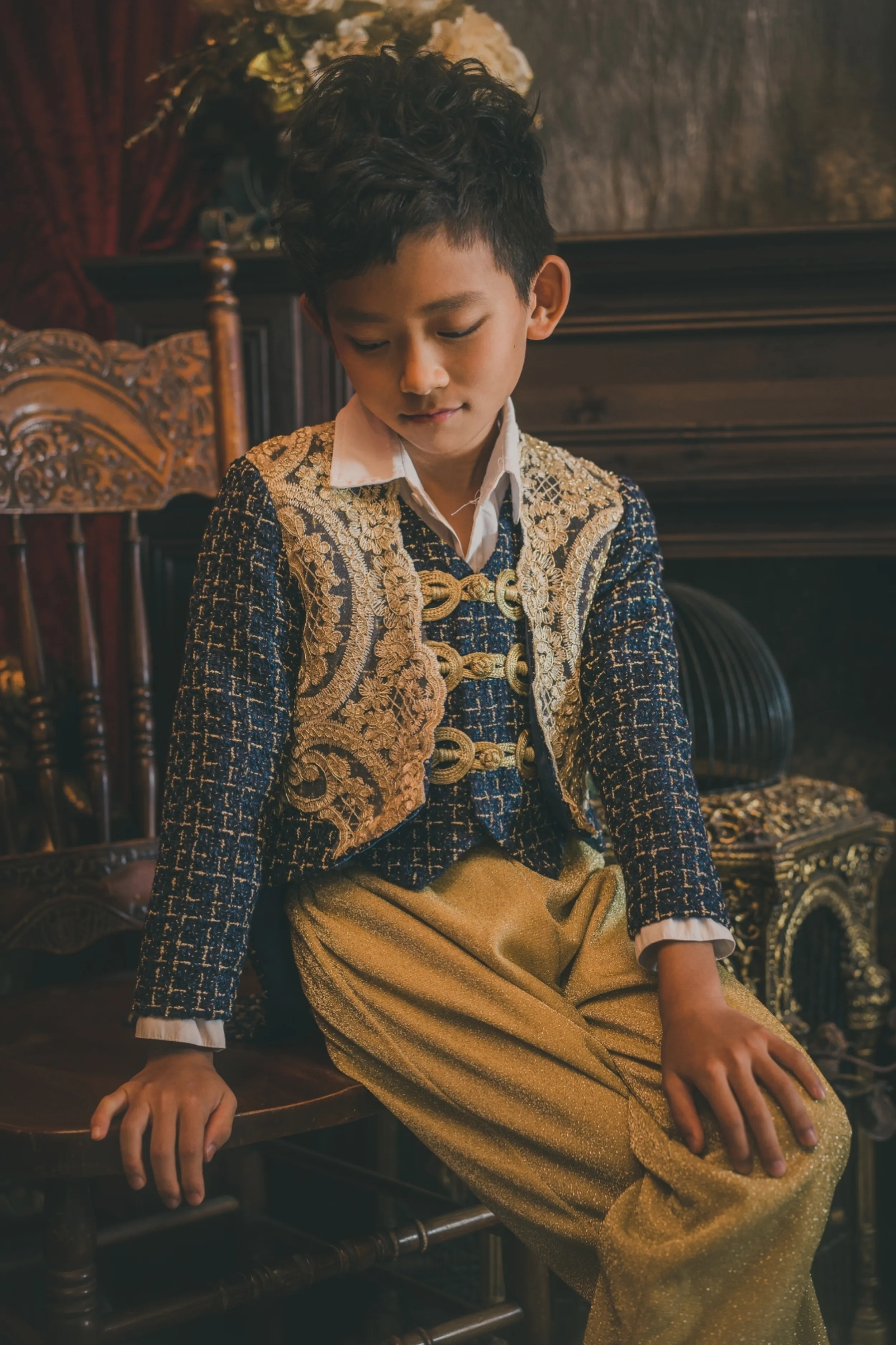 Nutcracker Boy Set (Jacket   Vest   Trousers)