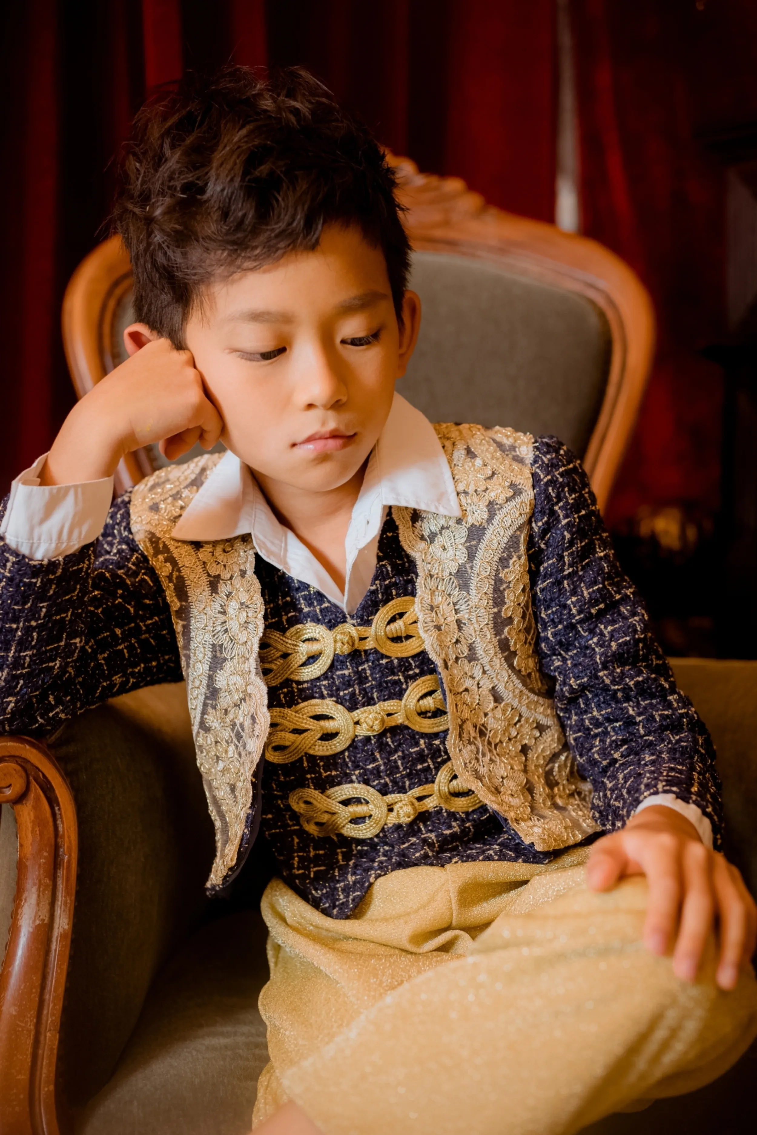 Nutcracker Boy Set (Jacket   Vest   Trousers)