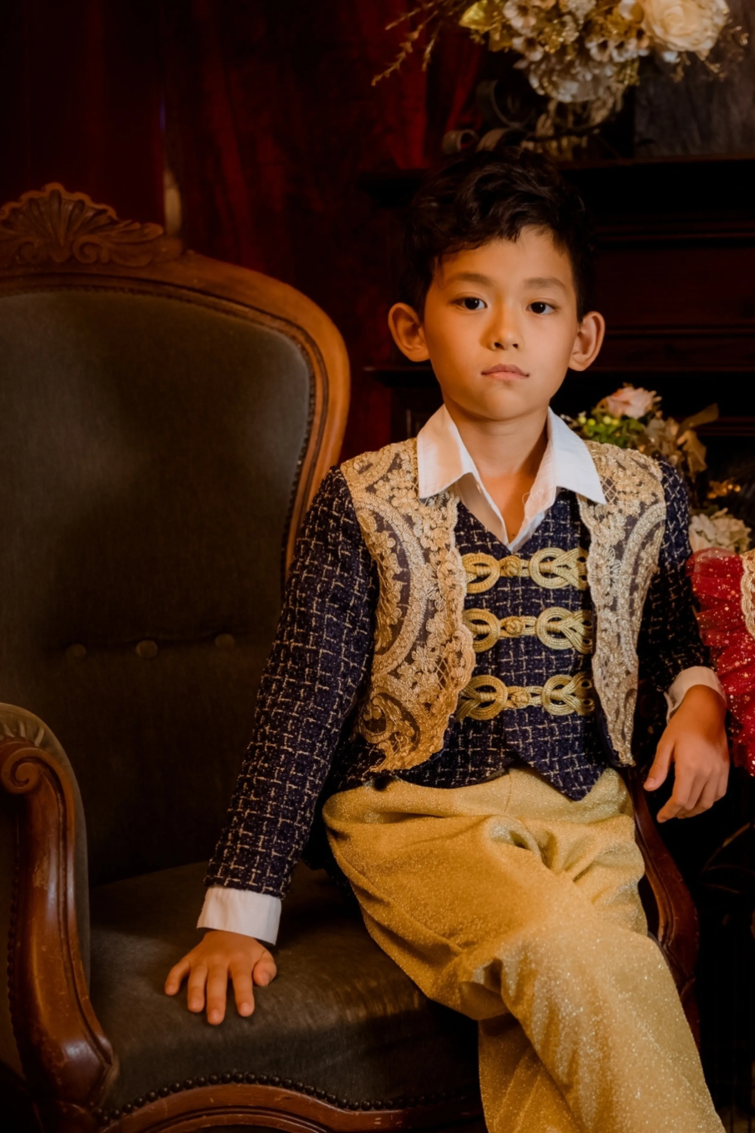 Nutcracker Boy Set (Jacket   Vest   Trousers)