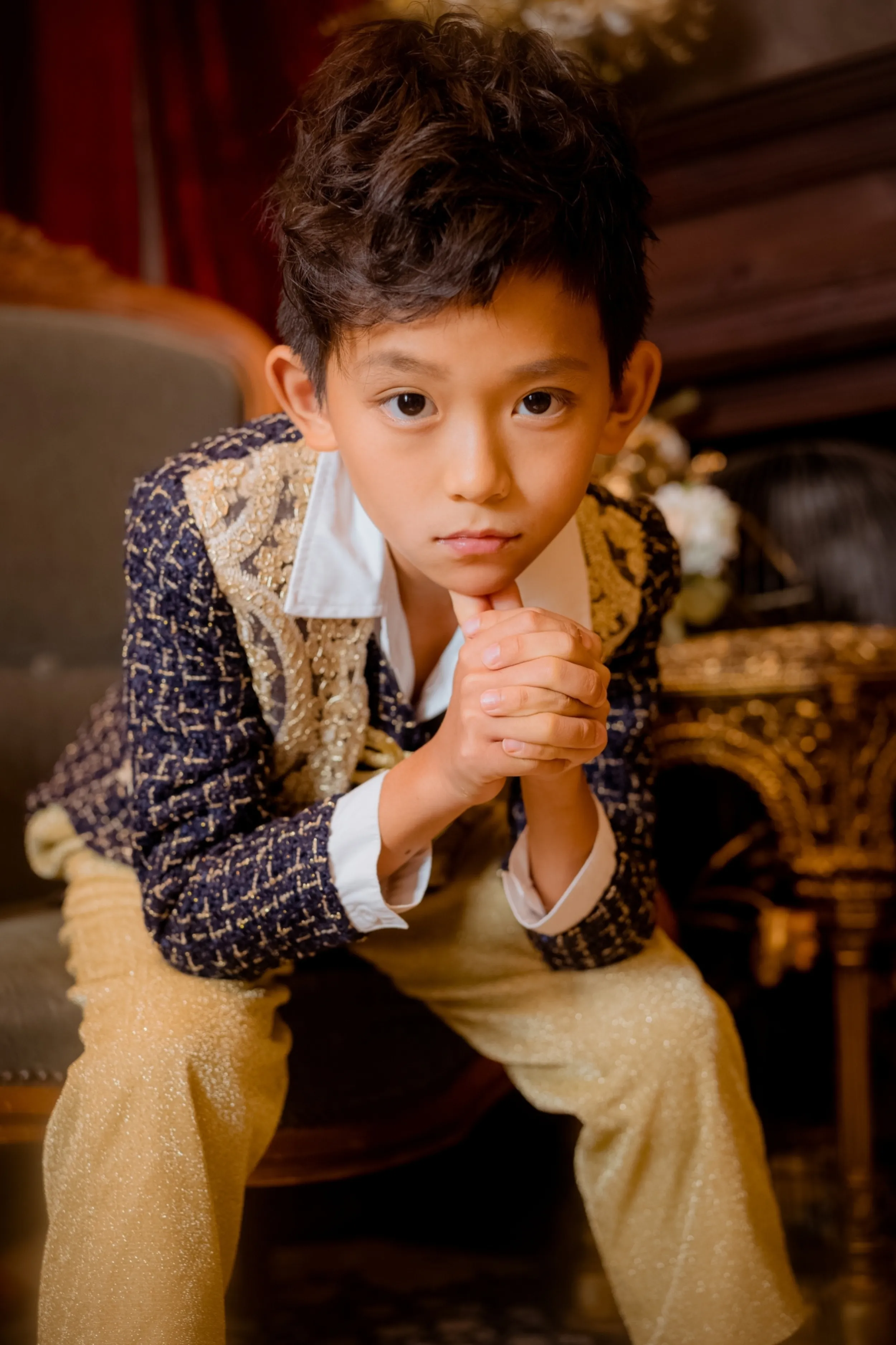 Nutcracker Boy Set (Jacket   Vest   Trousers)