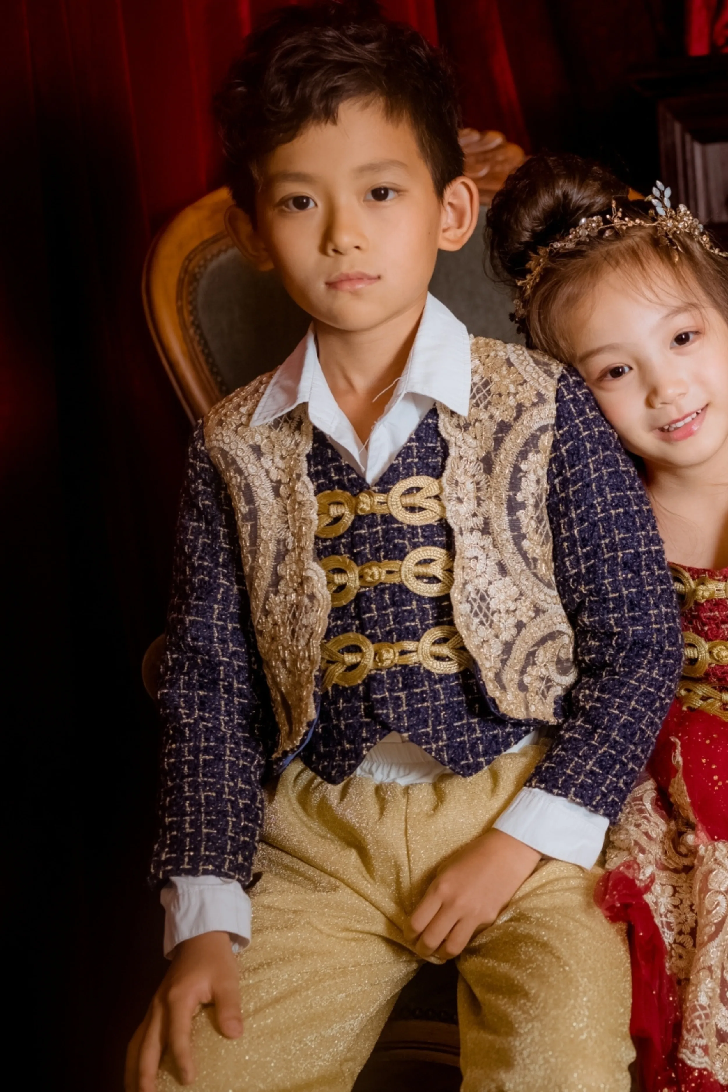 Nutcracker Boy Set (Jacket   Vest   Trousers)