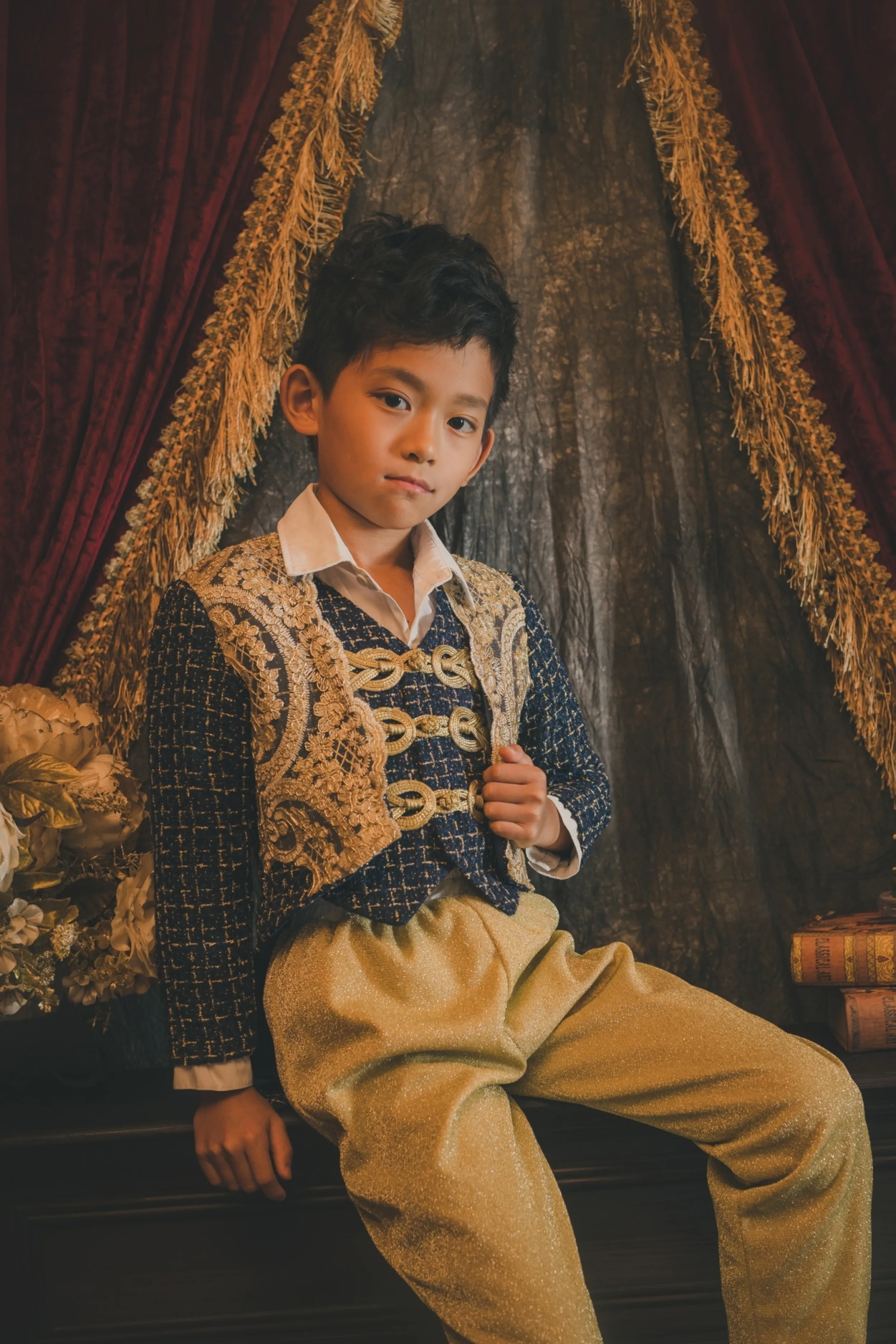Nutcracker Boy Set (Jacket   Vest   Trousers)