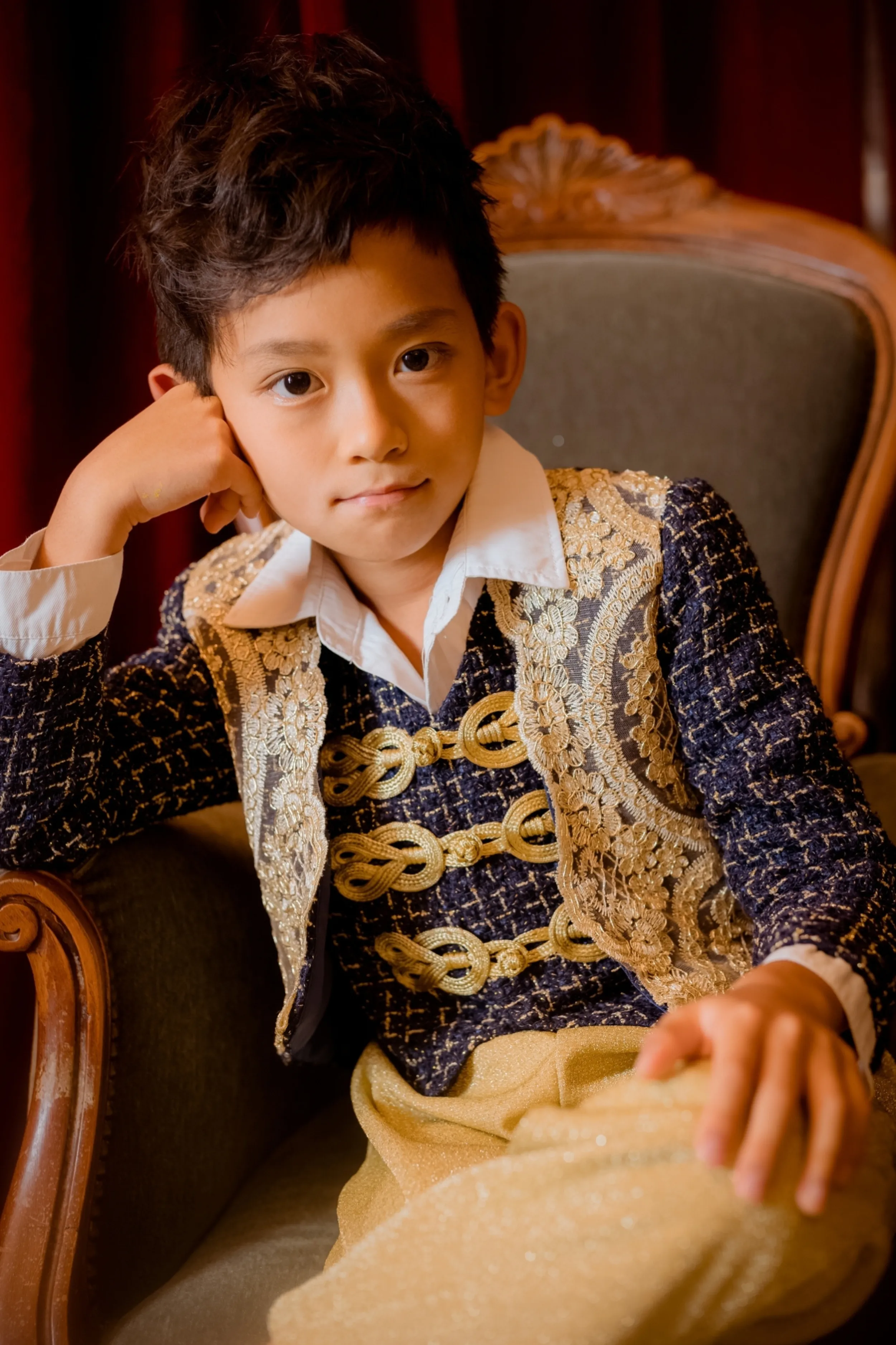 Nutcracker Boy Set (Jacket   Vest   Trousers)