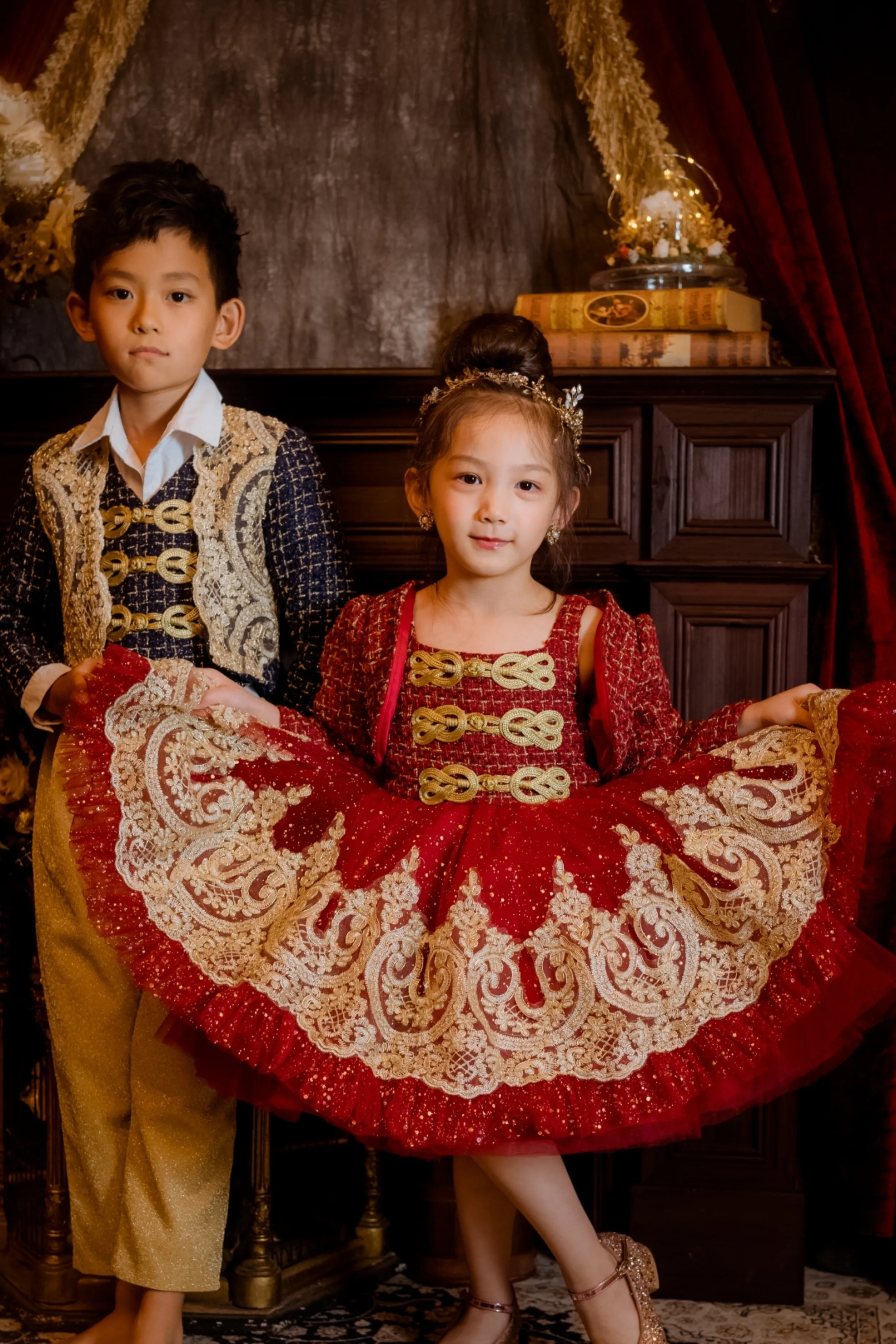 Nutcracker Boy Set (Jacket   Vest   Trousers)