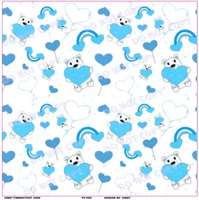 PV143 polar bear heart vinyl sheet