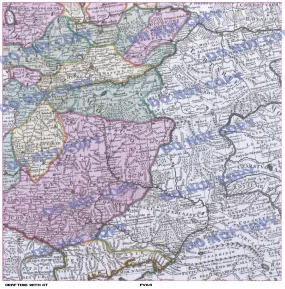 PV64 Vintage map 8 vinyl sheet