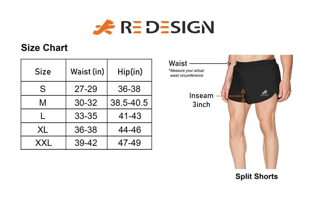 ReDesign Alpha Pro Stretchable Sports Shorts Zip Pocket | Men | KIBI Sports