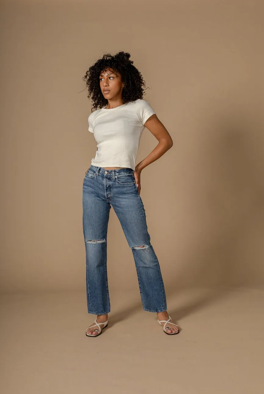 Sawyer Boyfriend Jeans || Mason
