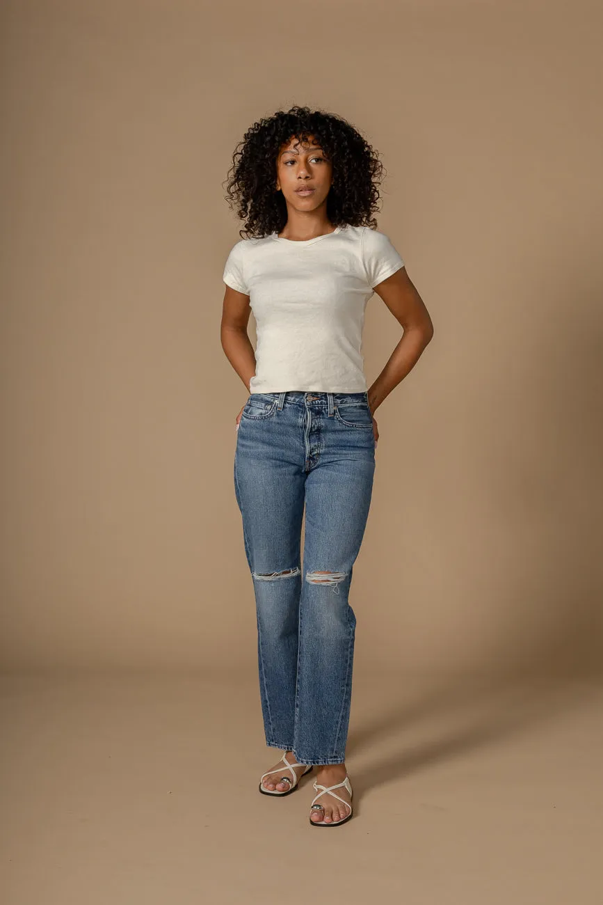 Sawyer Boyfriend Jeans || Mason