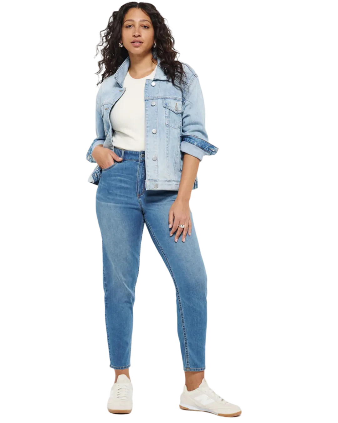 Size 22 | Commonry Light Blue Wash Slim Mid Rise Slim Jeans