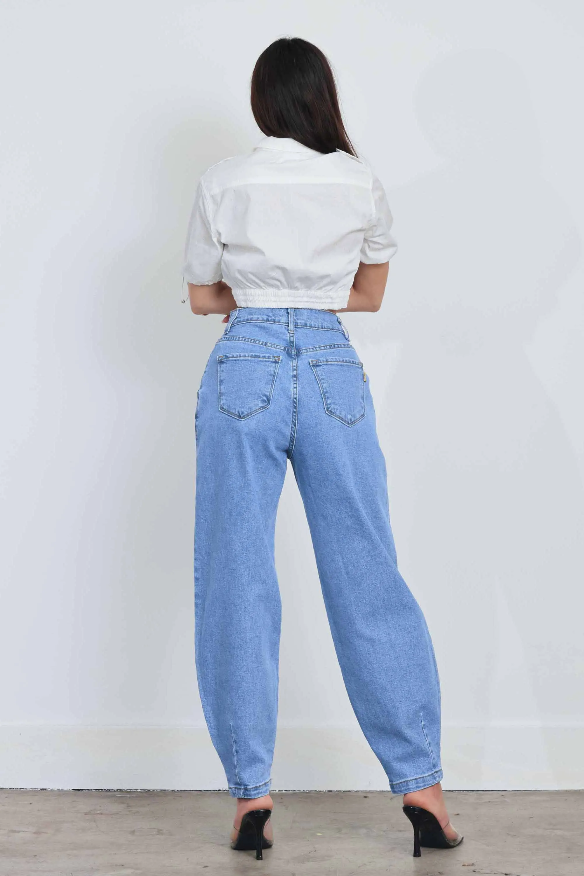 Slouchy High Waisted Jeans
