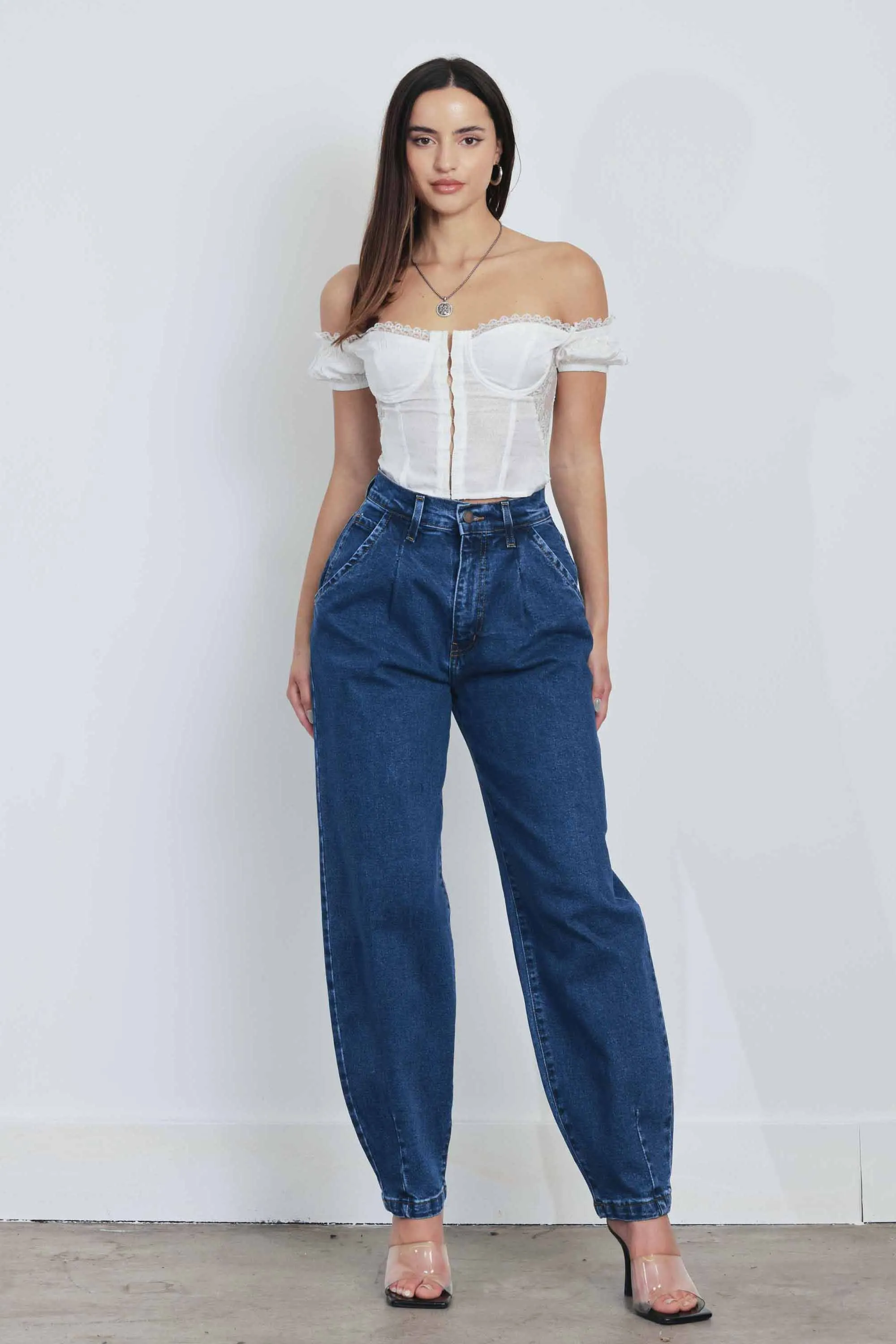 Slouchy High Waisted Jeans