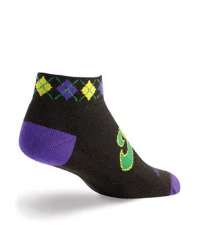 SockGuy Channel Air Fleur De Lis Ankle Sport Socks