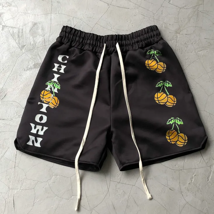 Trendy Print Street Sports Shorts